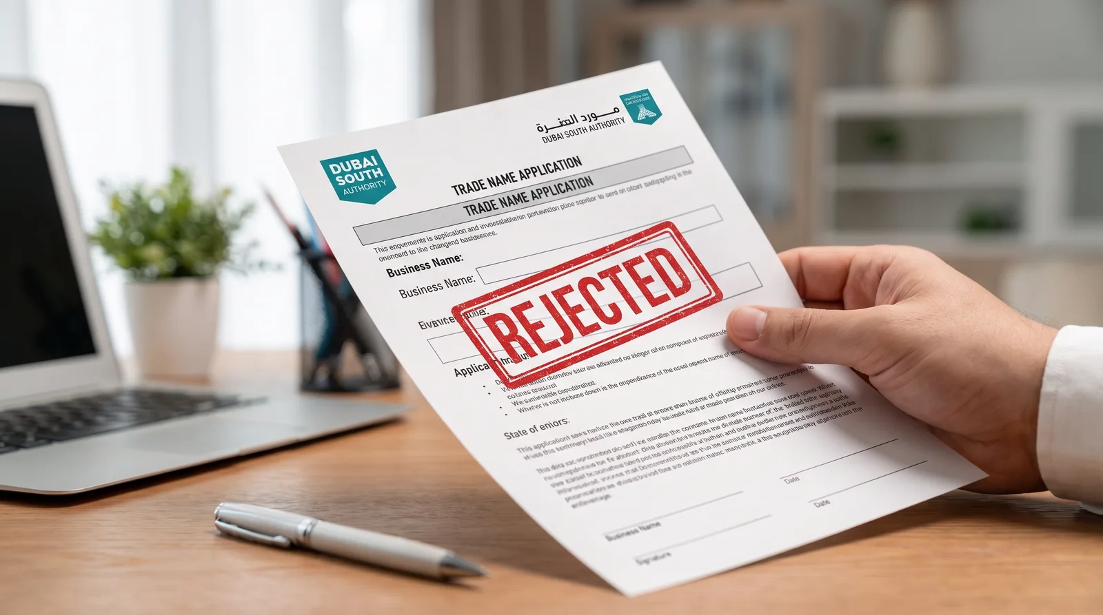 Why Does My Trade Name Get Rejected at Dubai South
