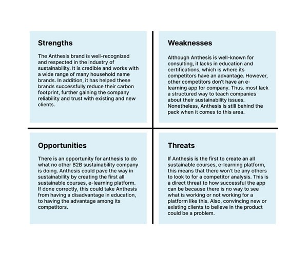 SWOT Analysis