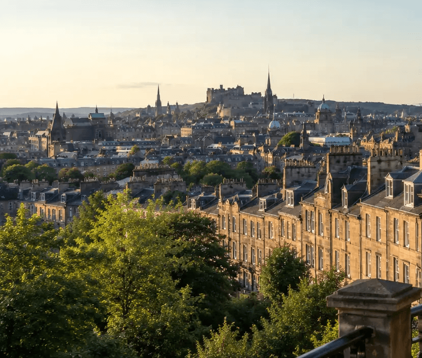 A bright Edinburgh rental property managed for a landlord