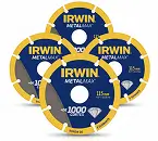 Disco de Corte IRWIN METALMAX +de 1000 cortes 110mm, 115mm, 180mm e 230 mm