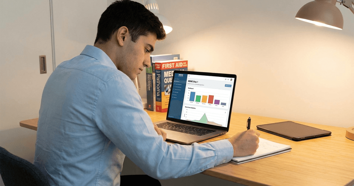 Cover: NBME Step 1: Practice Questions That Expose Weak Areas with Oncourse AI