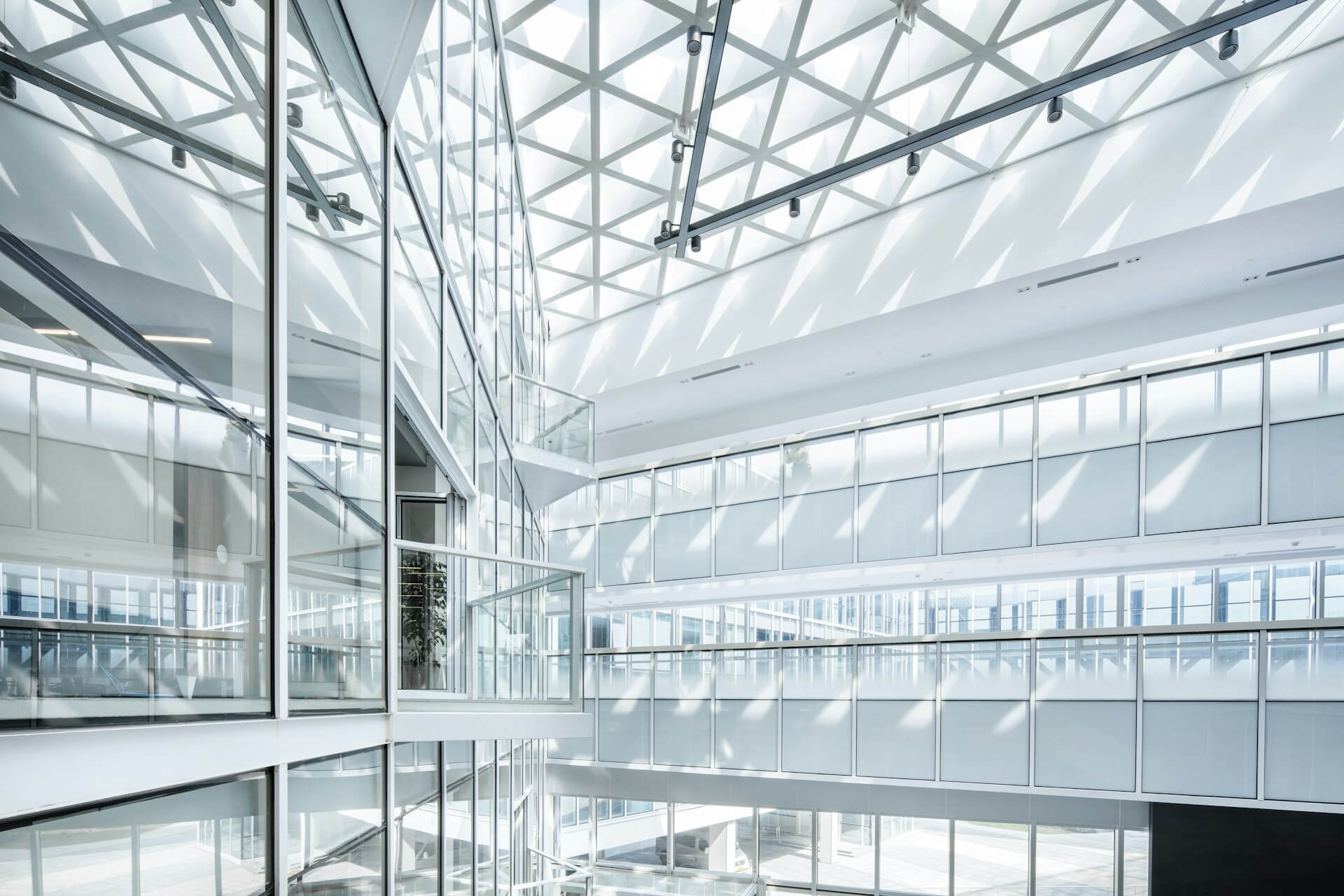 Modern buildings