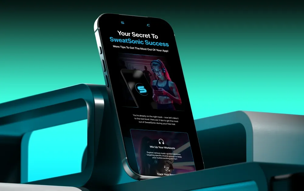 email design for sweatsonic