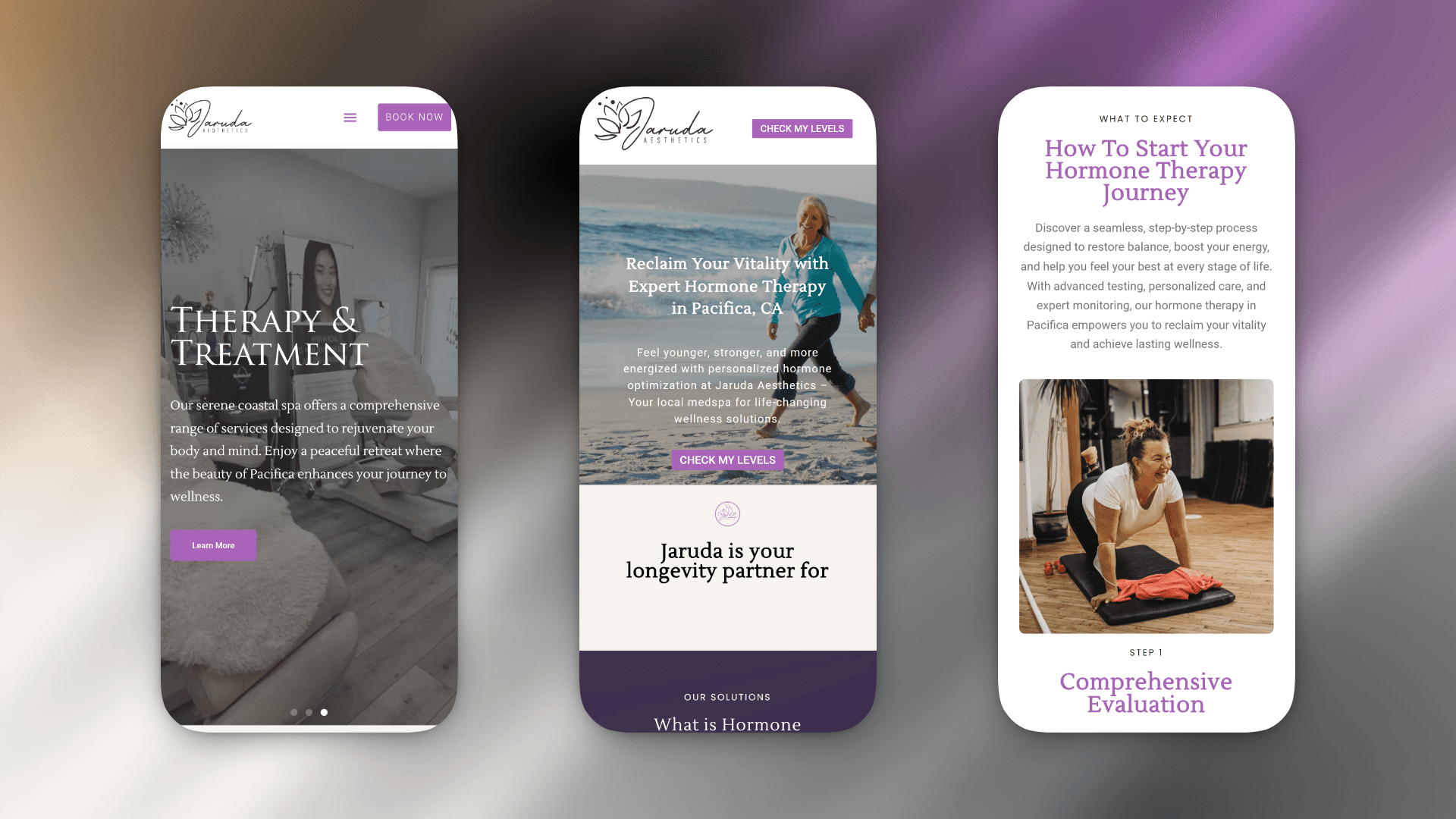 Industrial building facade with strong geometric shadows