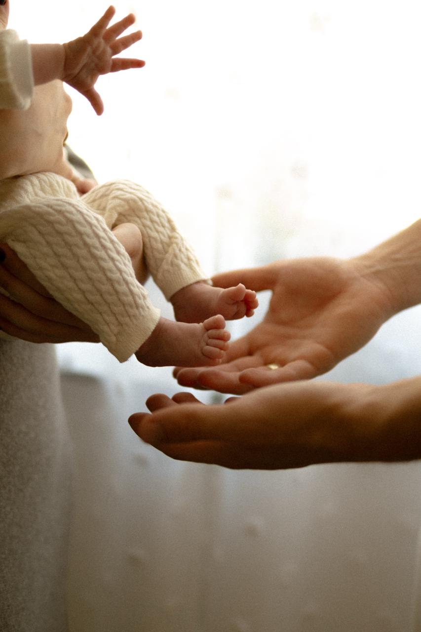 Fashion photoshoot with a woman posing in a dress
