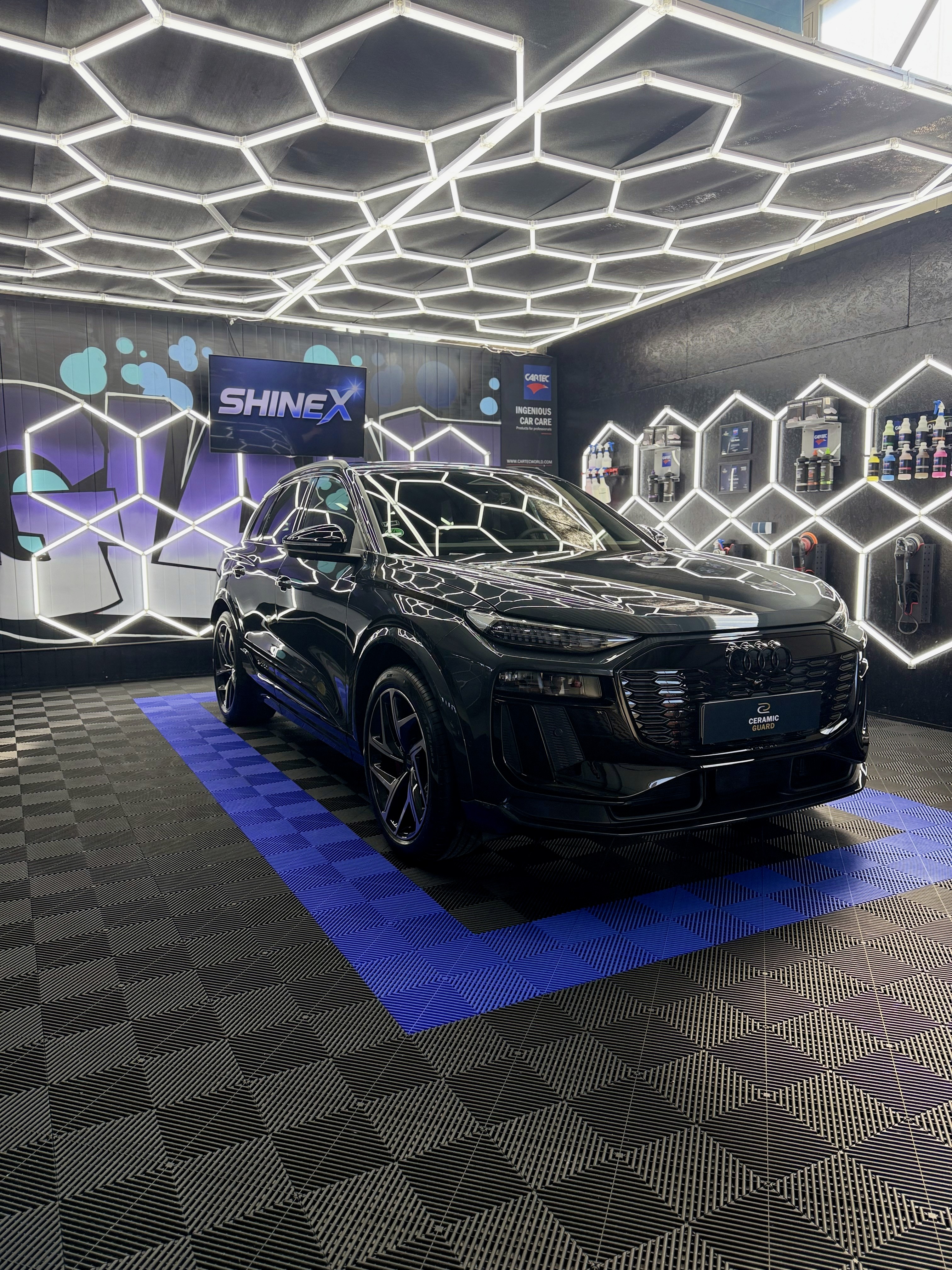 Ceramic Guard display and ShineX studio