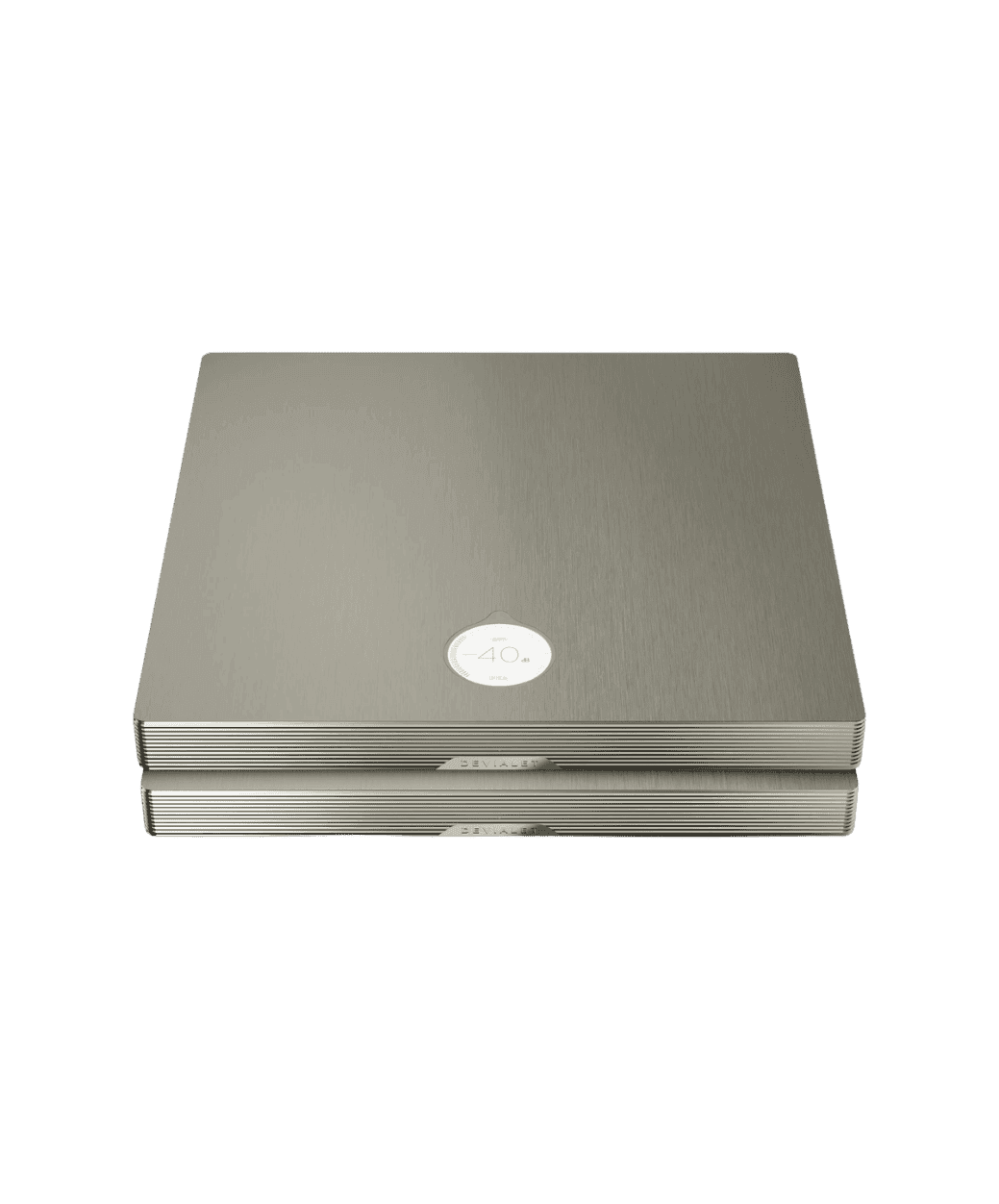 Devialet ASTRA - Dual - mono - Silver - Main Top and front - LE STUDIO HIFI