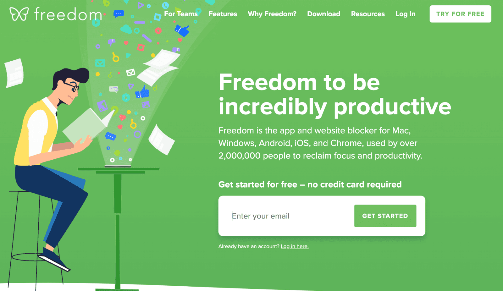 Best Productivity Apps list - Freedom