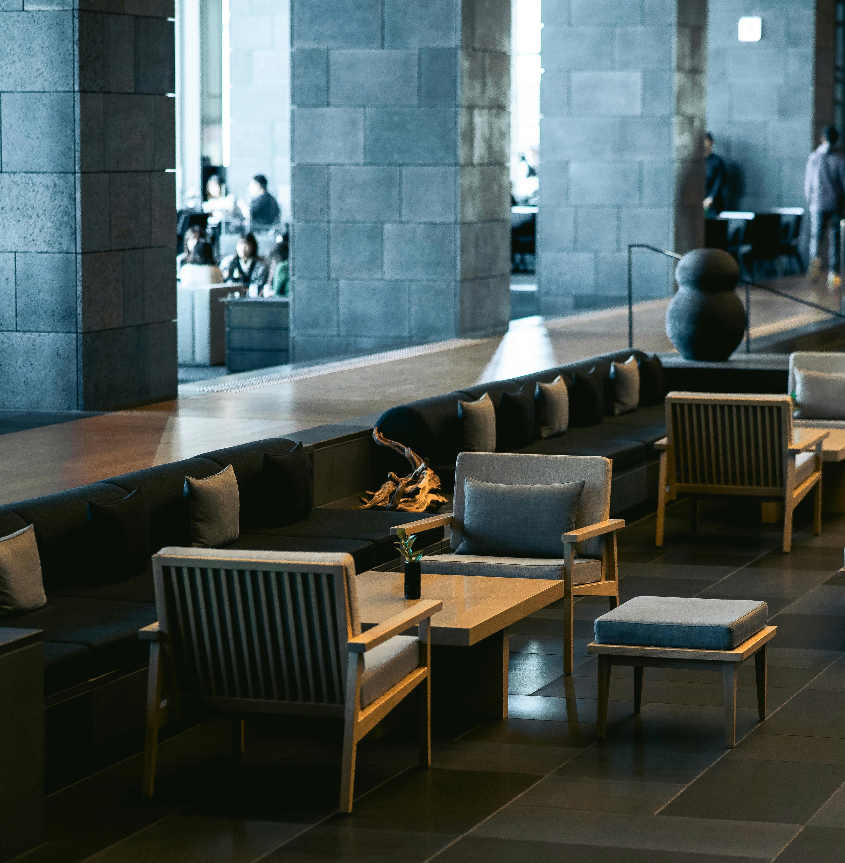 Aman Tokyo minimalist hotel room design, high-end hospitality interiors, inspired by Japanese aesthetics.