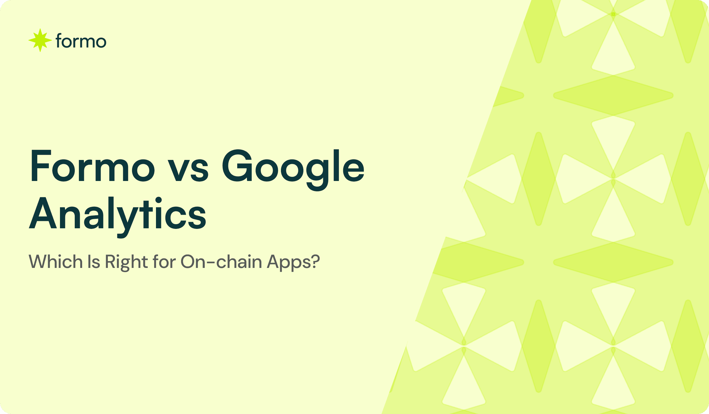 Formo vs GA4 hero image