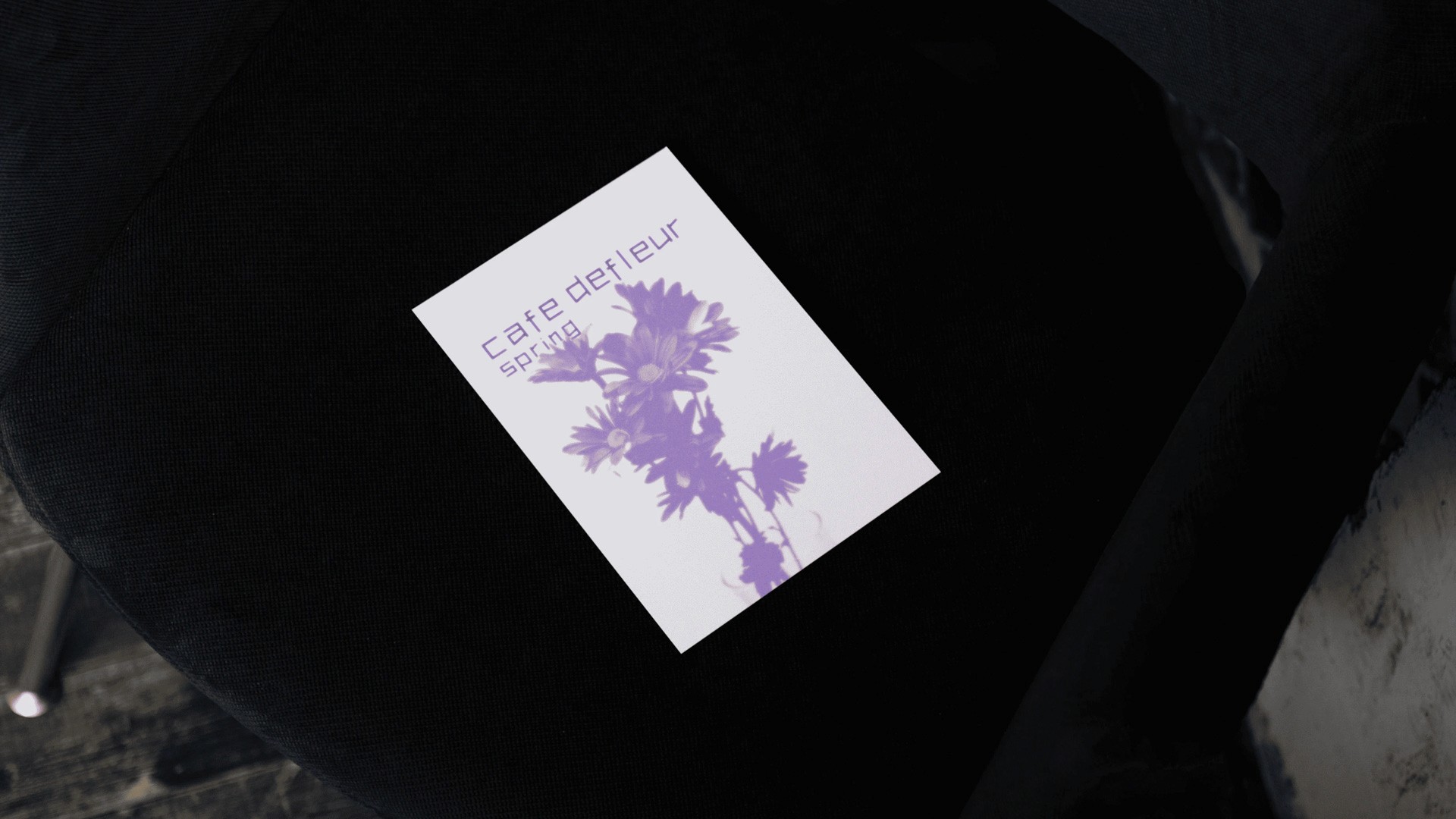 cover of a magazine on a black background