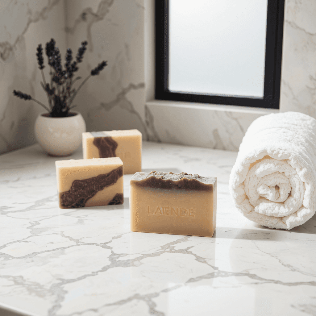 product photography of Artisanal Soap Bars
