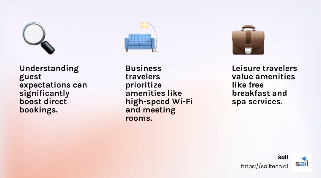 Success Story - increase hotel direct bookings infographic 3<em>facts</em>emoji_light-gradient