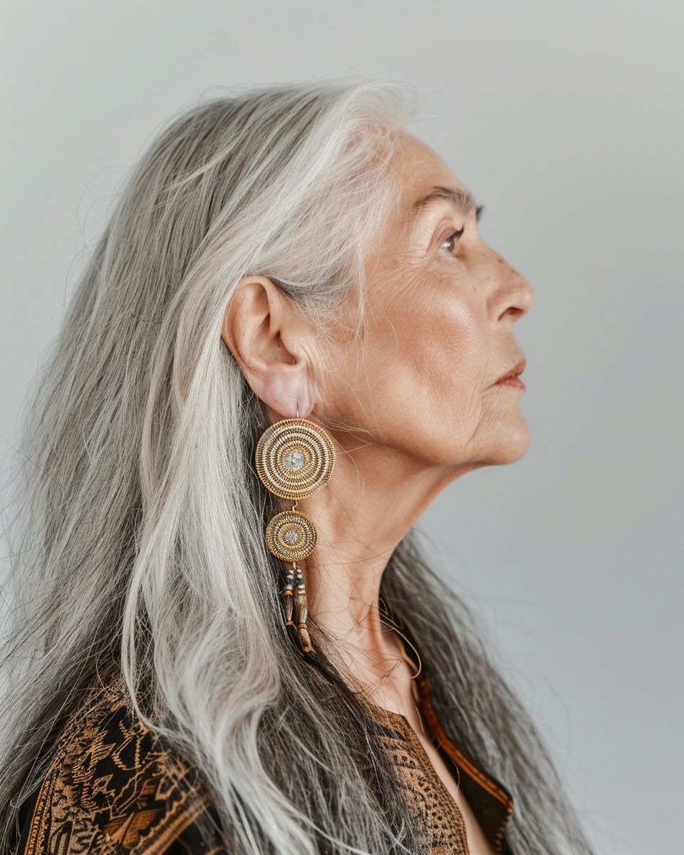 Warm minimalist café with curved walls and stools.