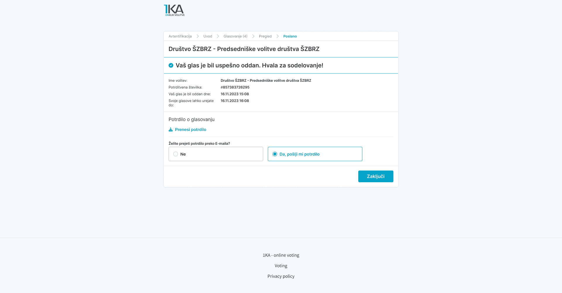 oneclickvoting - voter POV 4
