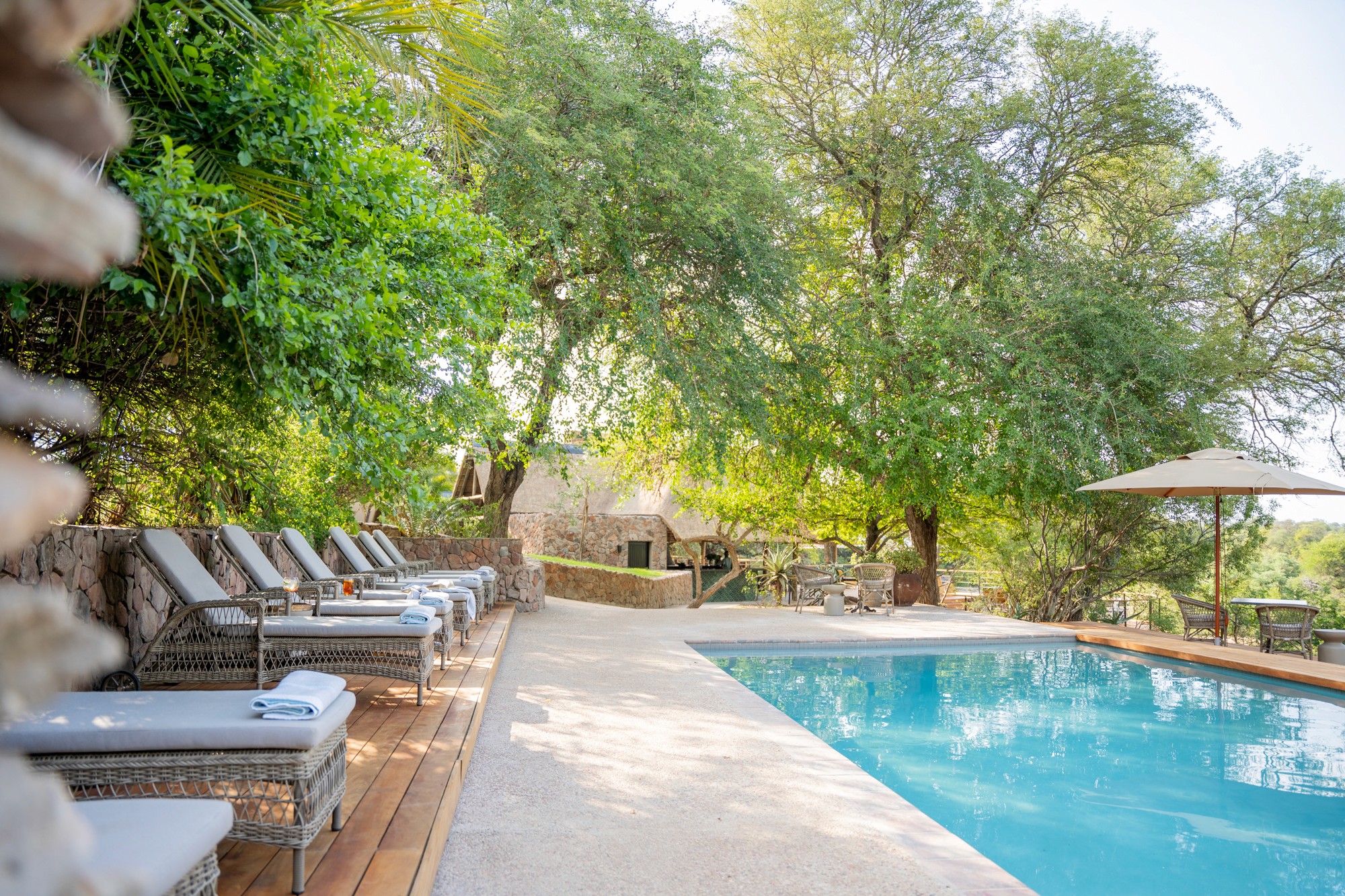 Pool Area, Thornybush, Kruger National Park, aesplore, Cape Town & Thornybush Safari