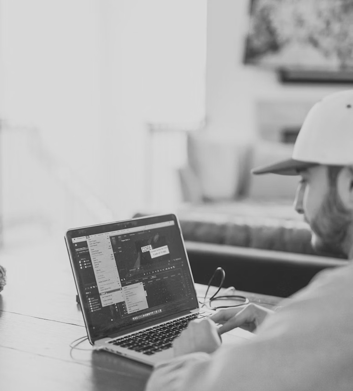Founder reviewing product