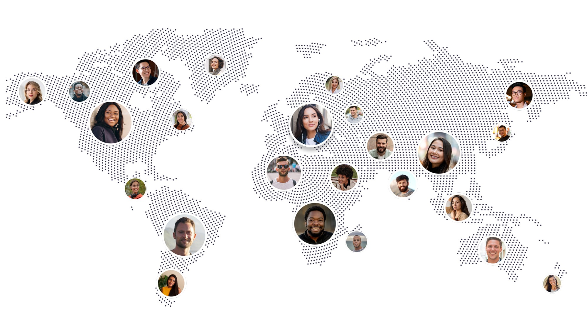 Map with People