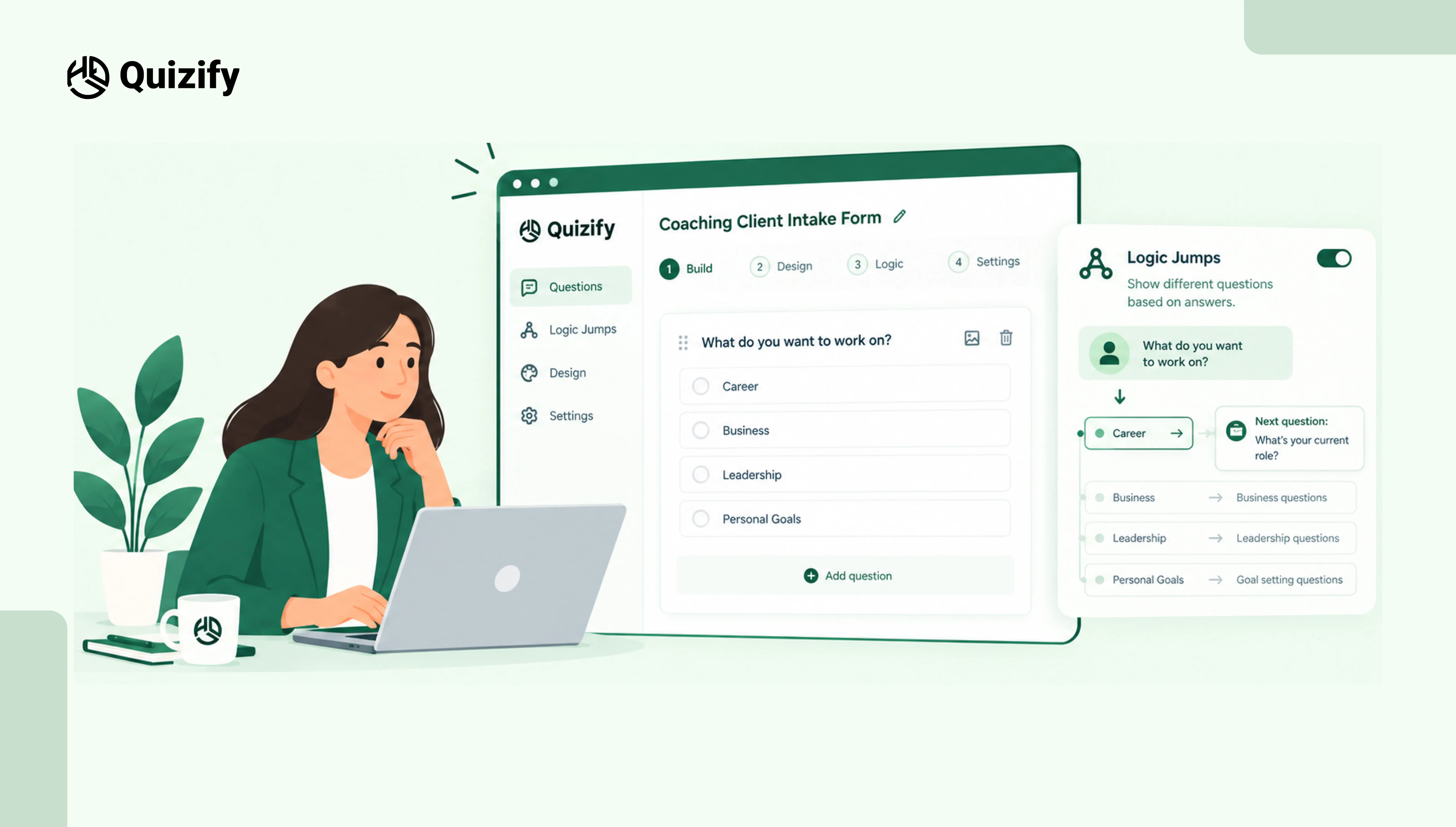 Build the Intake Form With Quizify