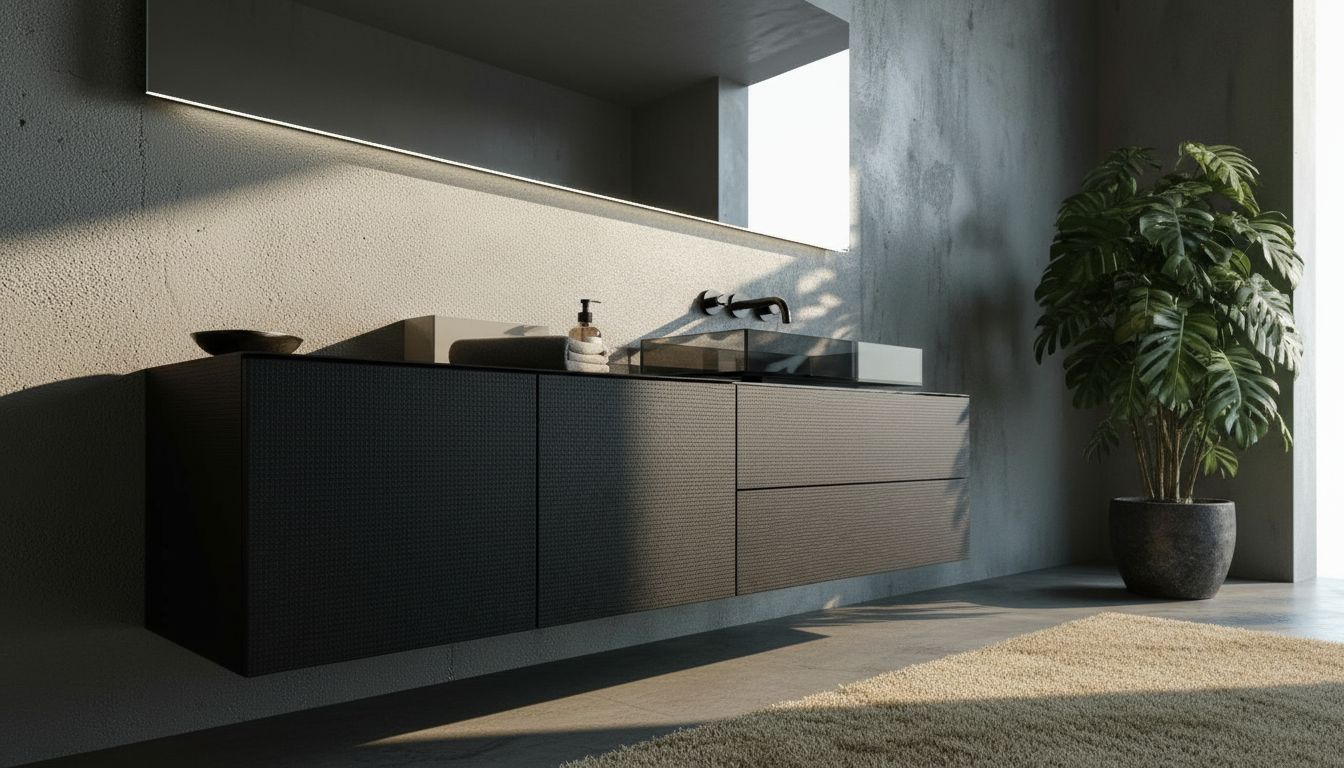 Detail of the integrated sink