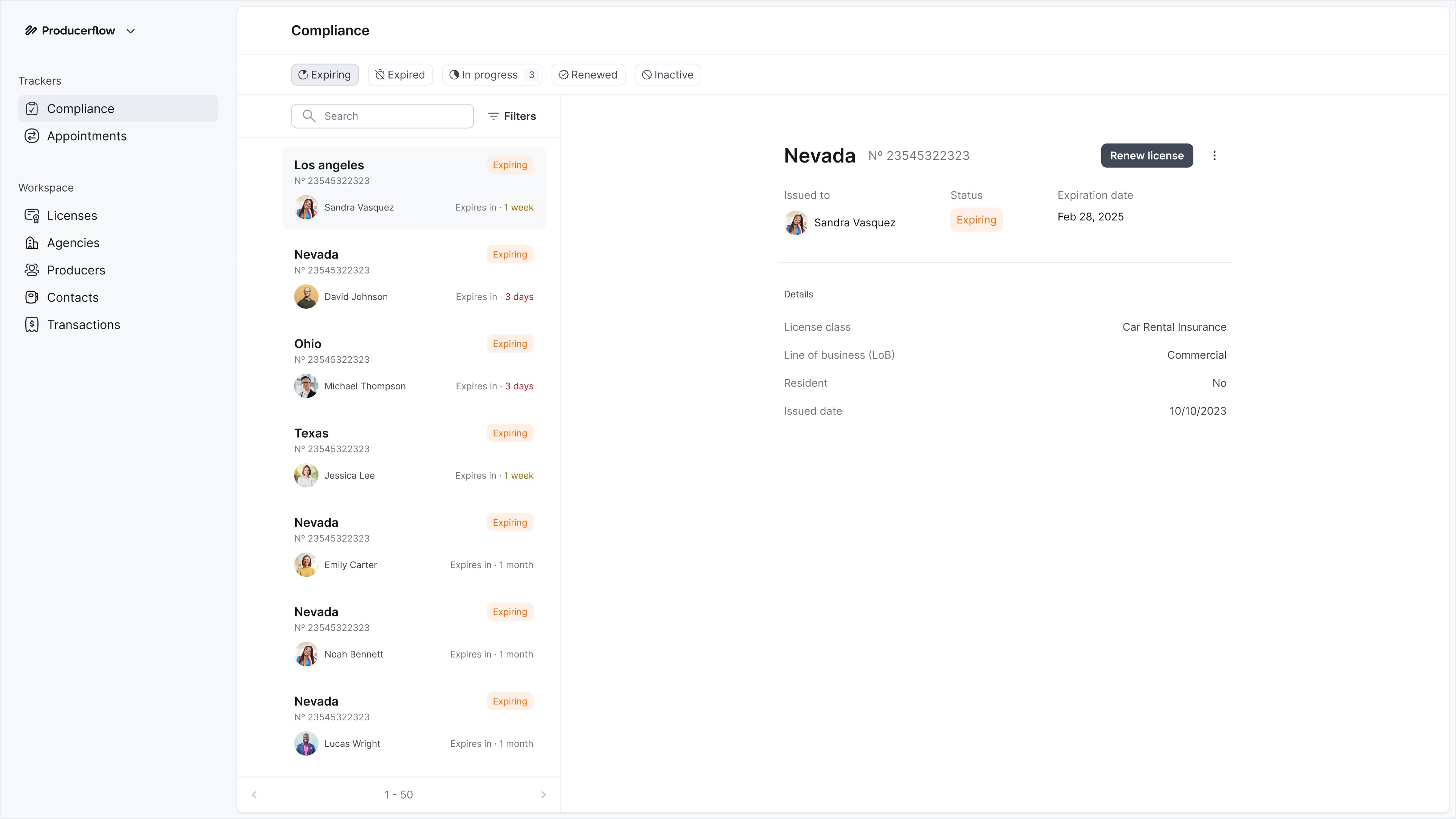 Producerflow platform screenshot decorative
