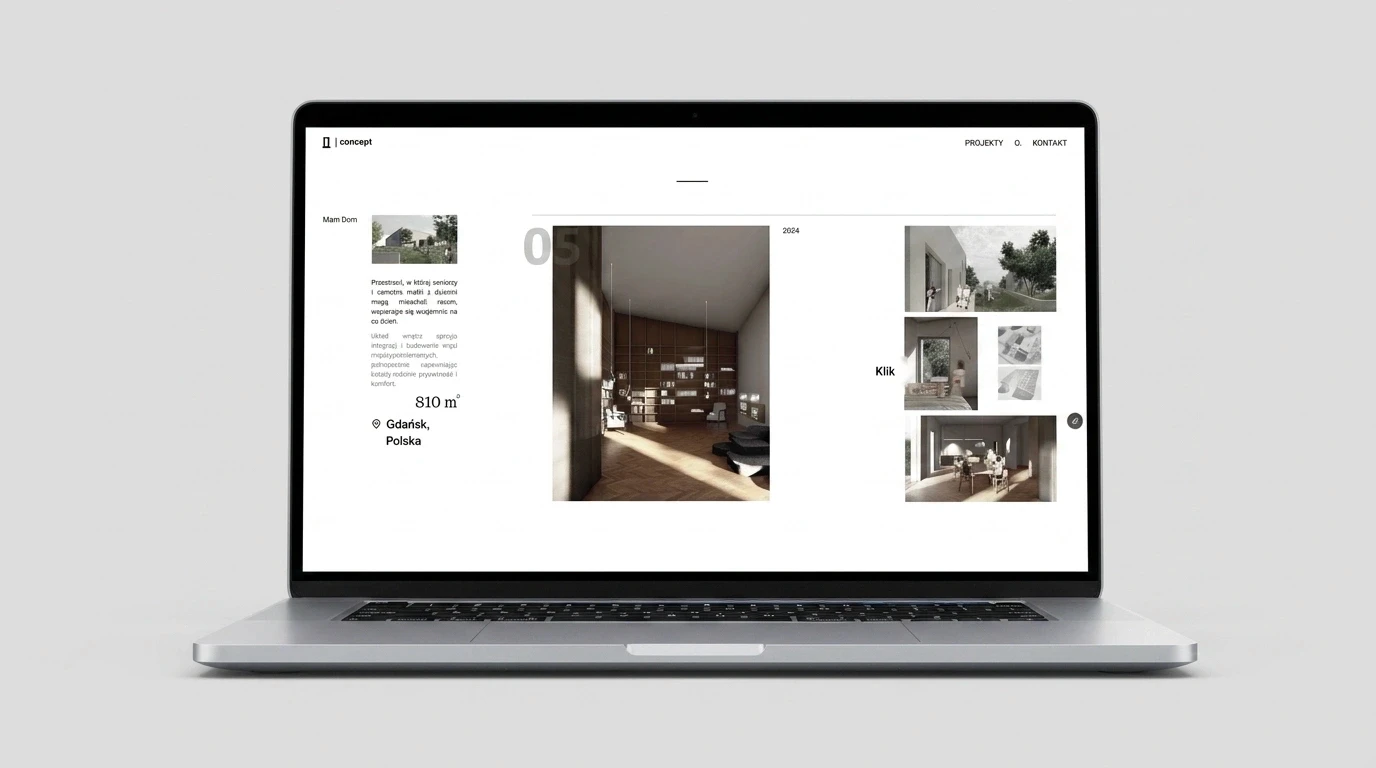 Kodik strony internetowe - projekt strony