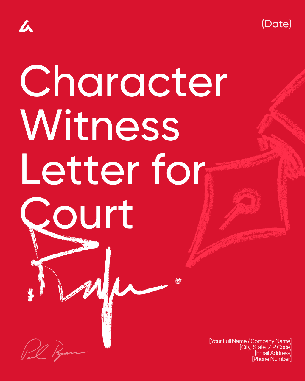 Character Witness Letter for Court