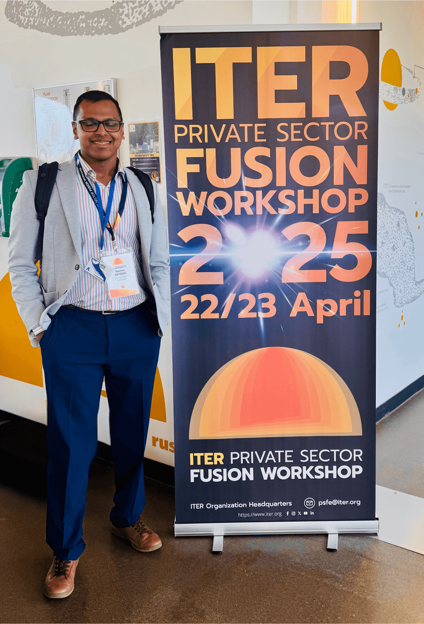 Shaurya Kaushal at STEP. pranos fusion energy