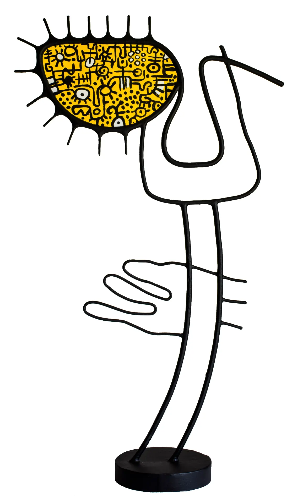 Icon 1, c. 2015.
acrylic on metal
Dimension:57in x 25.5in (145 x 63.5cm)