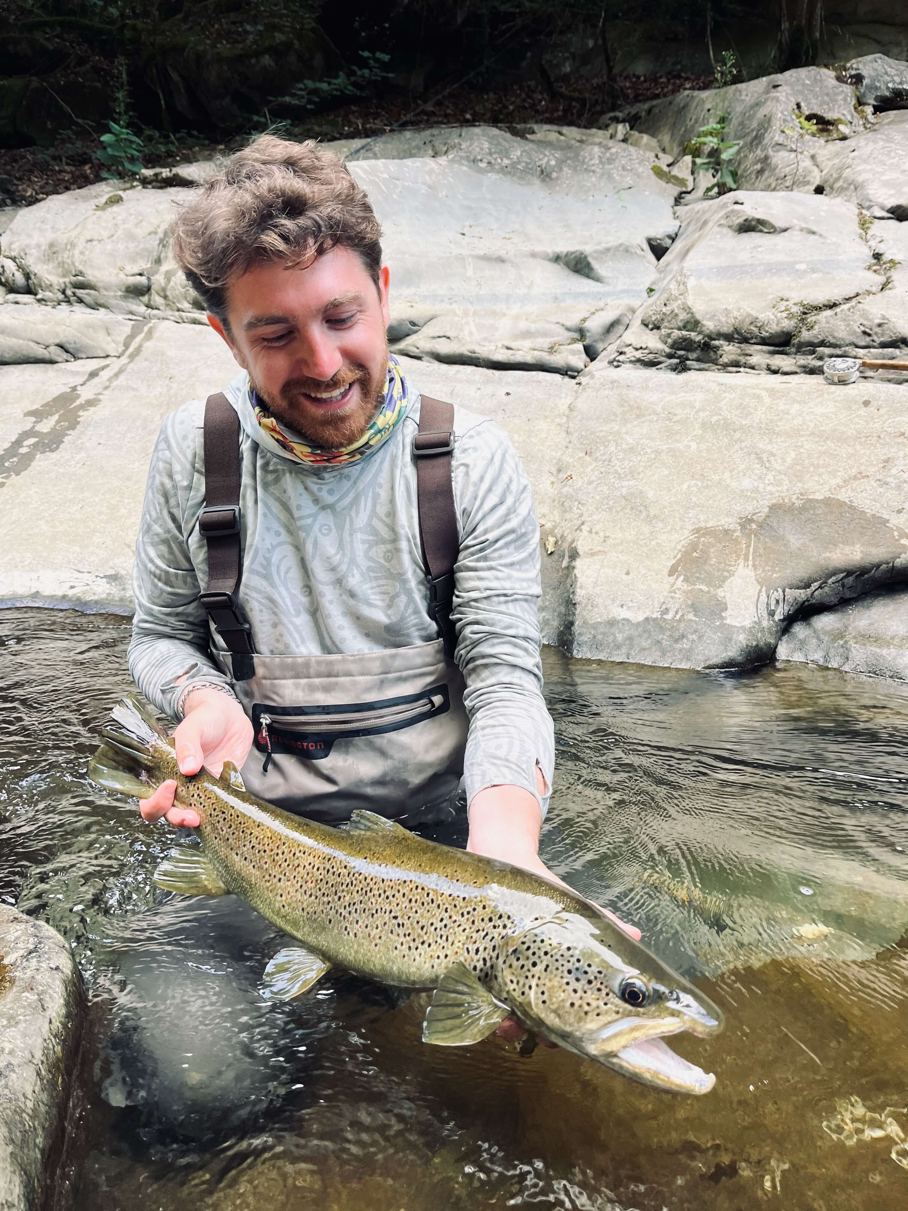 Fly fishing in Italy’s stunning alpine landscape