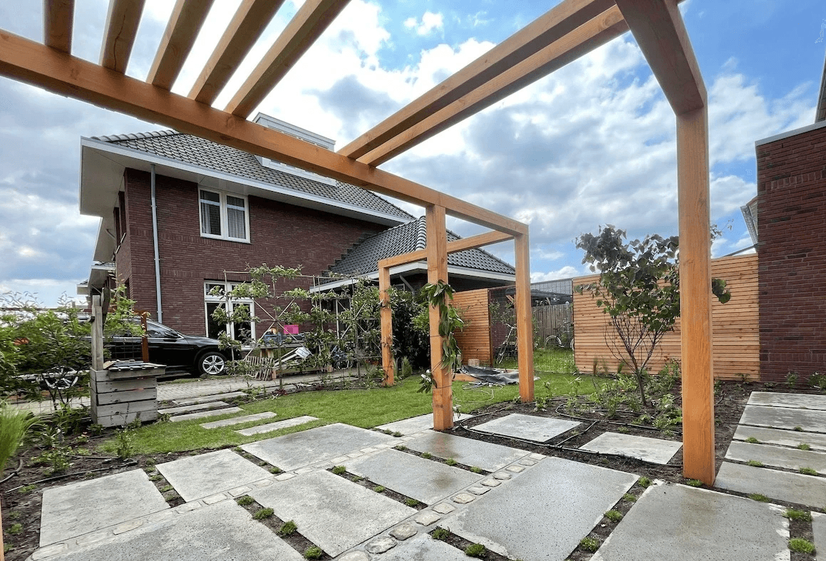 Pergola Art gardens - houtwerk