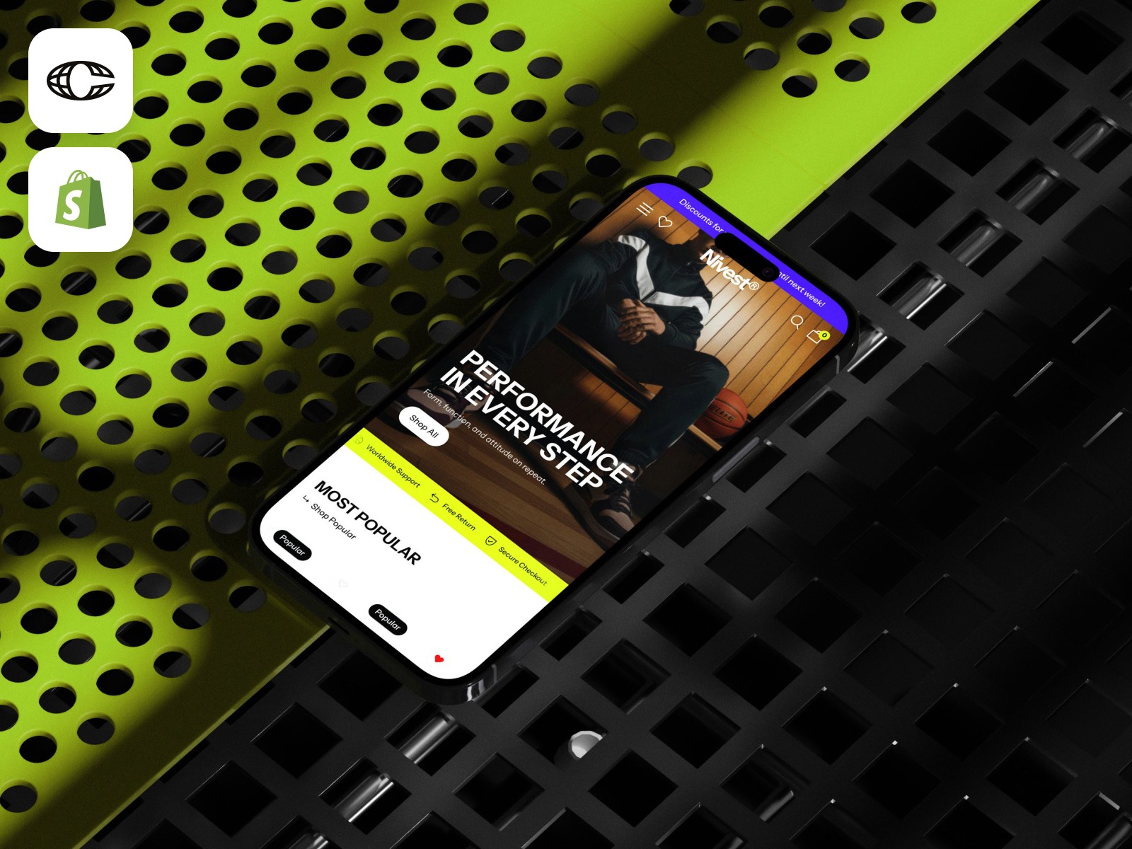 Nivest — 现代专业电商网站设计灵感