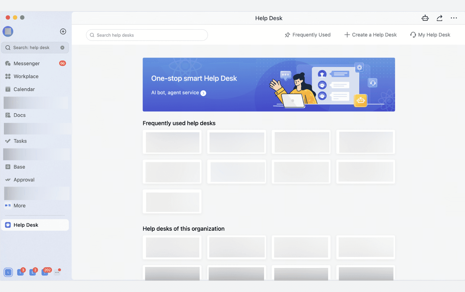 Lark Help Desk overview