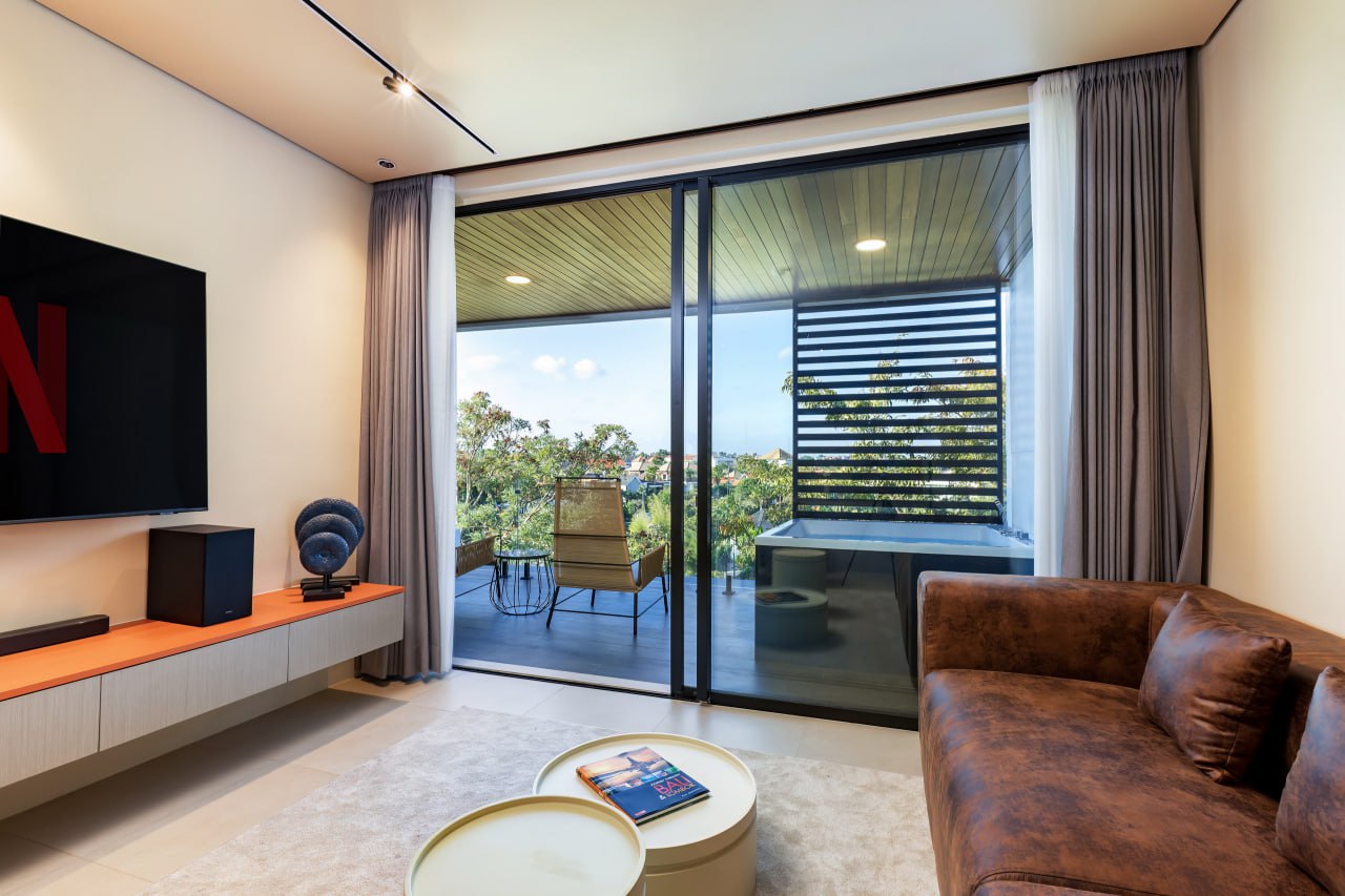 1-bedroom apartment located 5 minutes from the beach in Berawa, Canggu