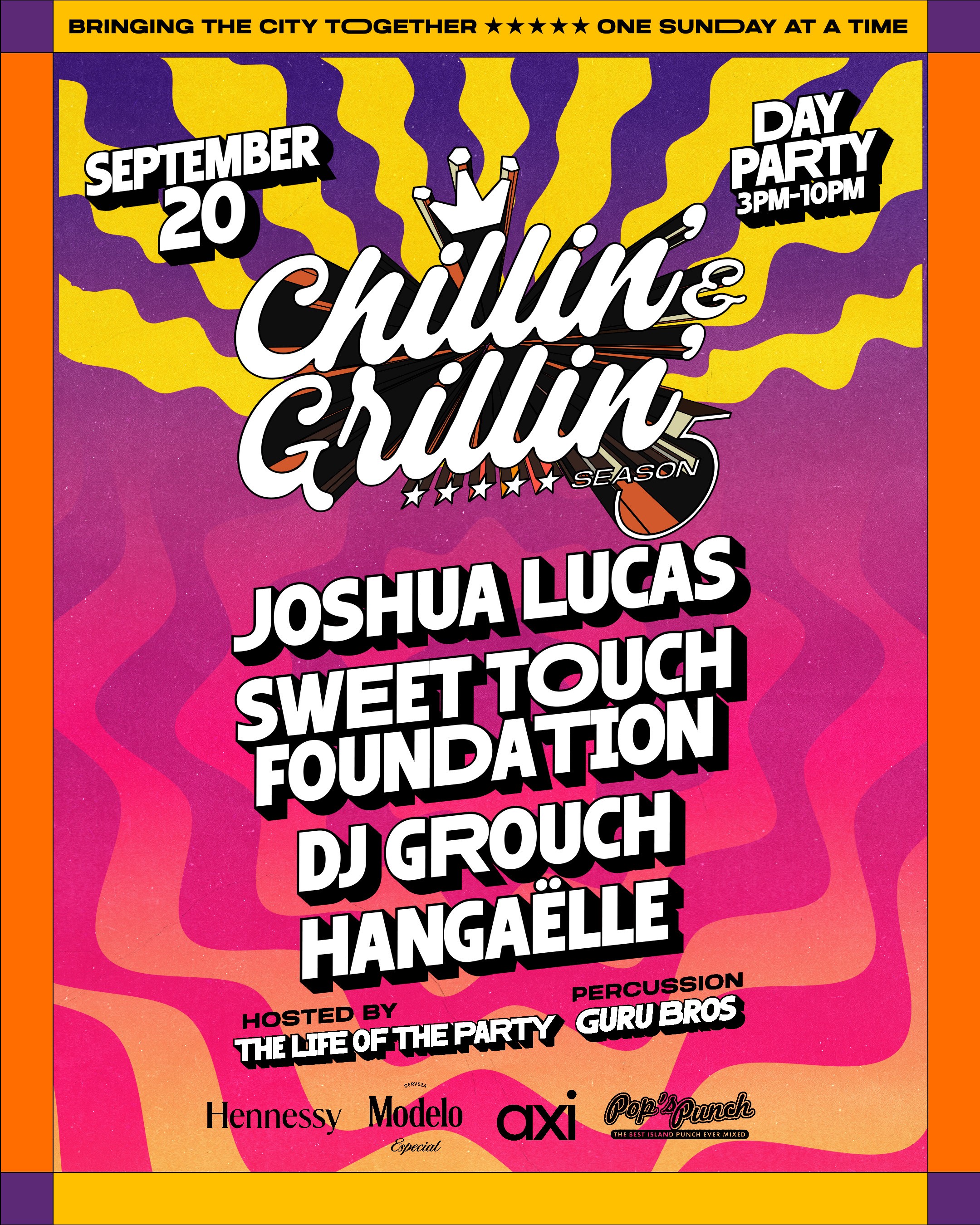Chilling-N-Grillin Party Poster