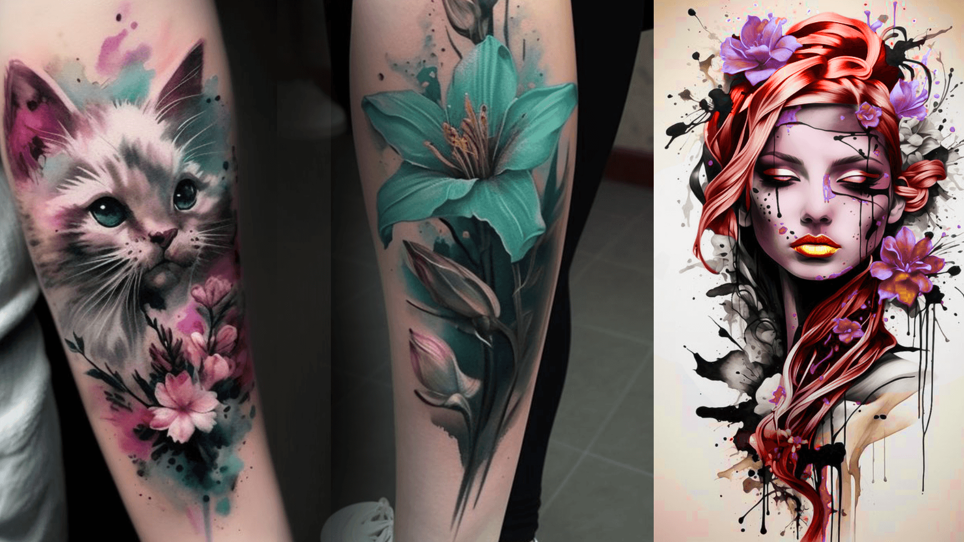 Colouring an image using a watercolour palette to create soft, blended tones and artistic effects