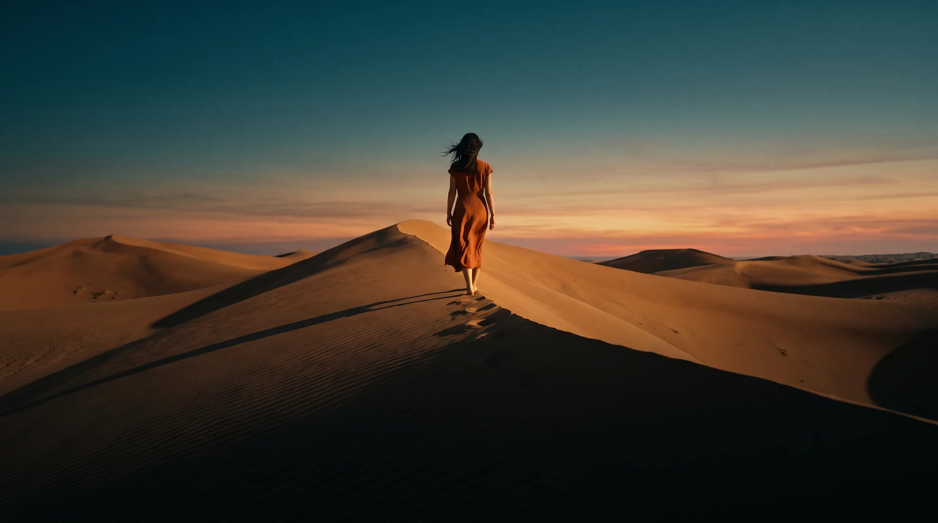 A frame of the video, raw on the left and edited on the right