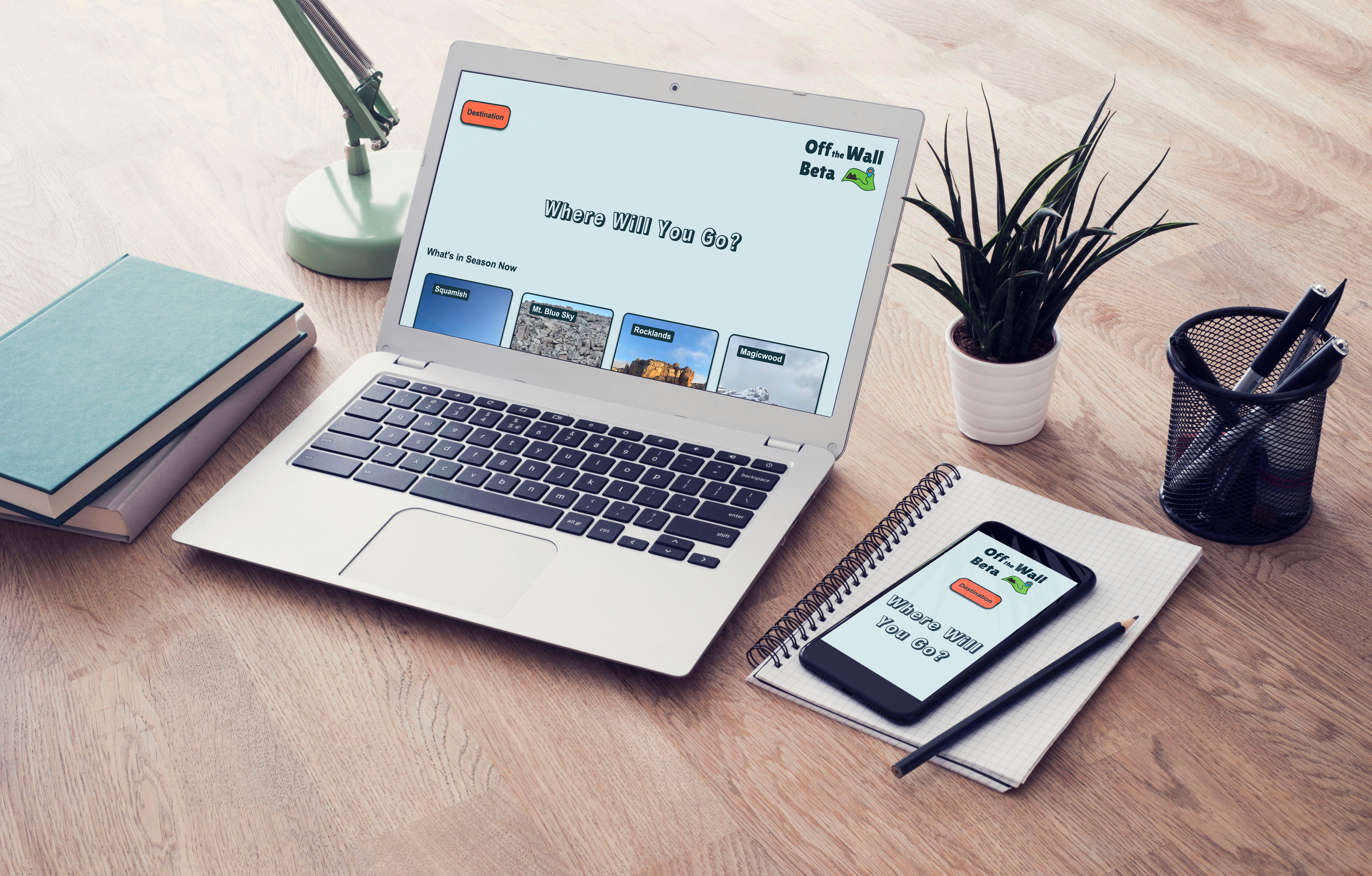 offthewallbeta website mockup