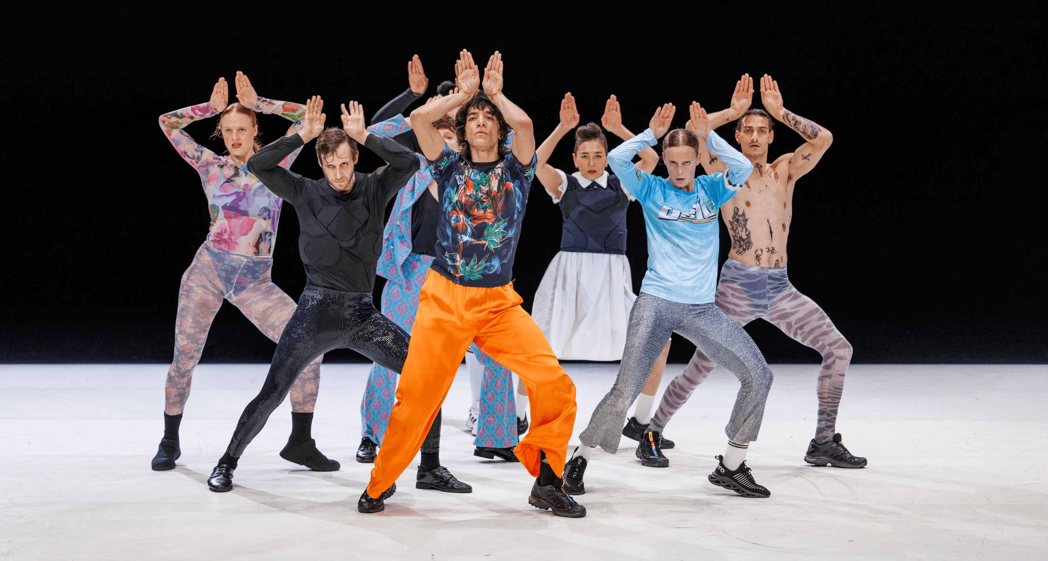 four women dancing grayscale photography