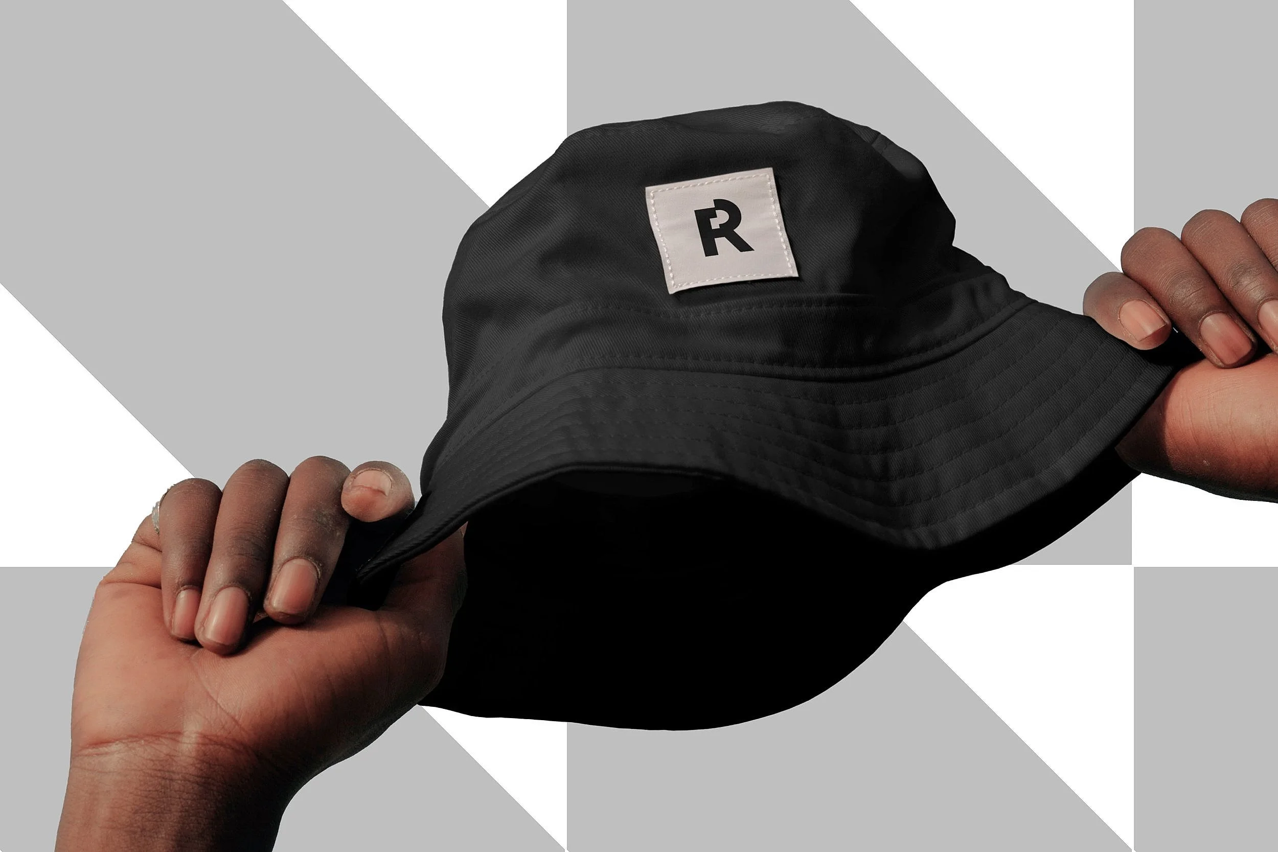 Bucket hat merch for Reaktor, a global design and technology consultancy.