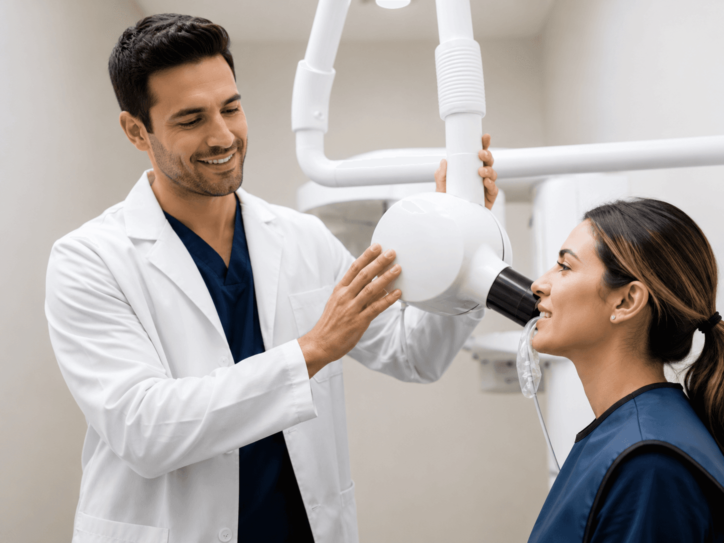 Dentist Checking Up Patient