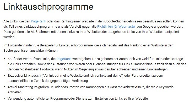 Backlinkaufbau und Linktauschprogramme