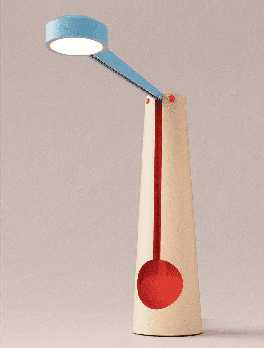 futuristic robot with a grey background