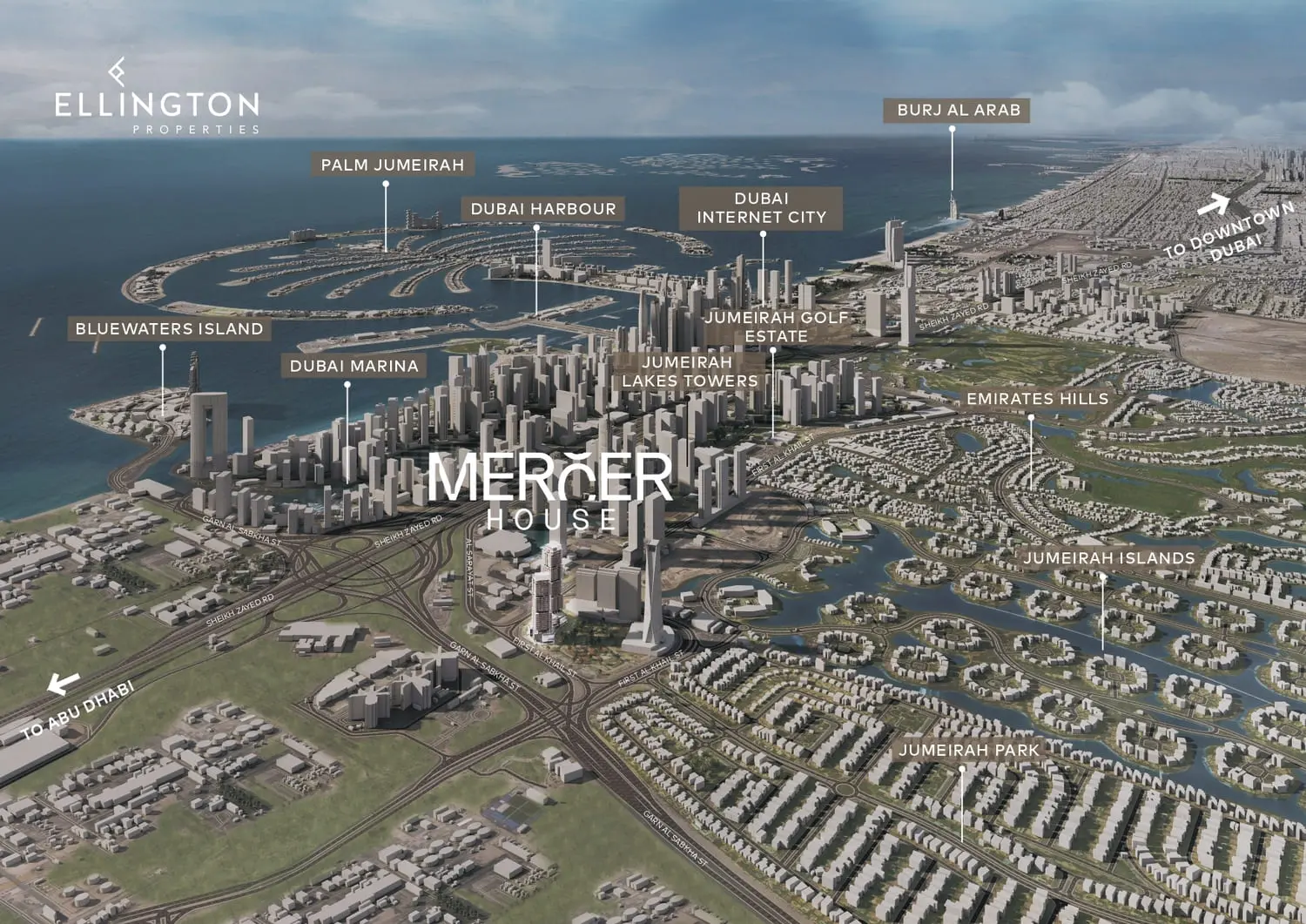 mercer house development by ellington properties location