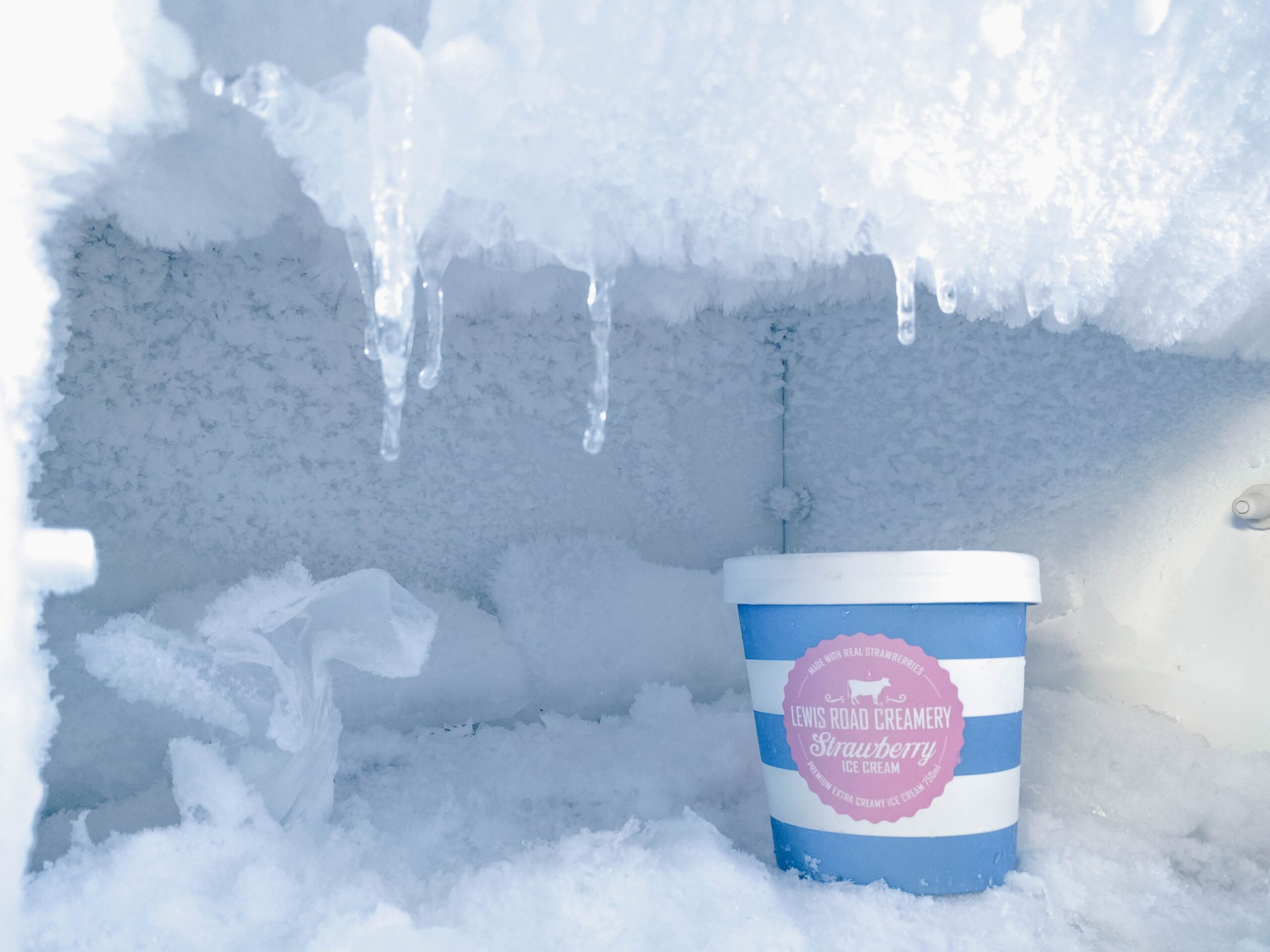 Over frozen freezer