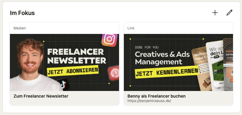 LinkedIn Termin Banner