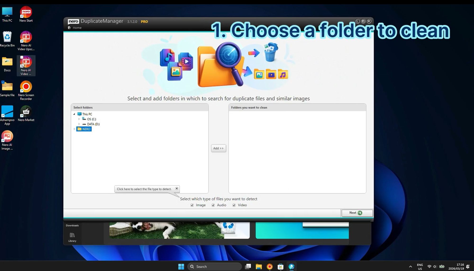 Duplicate File Manager Interface