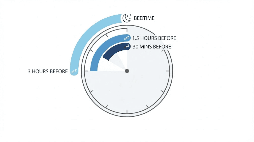 Optimal DSIP peptide dosing timing before bedtime