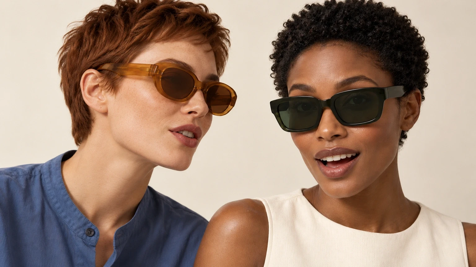 Glamoor eyewear campaign photo