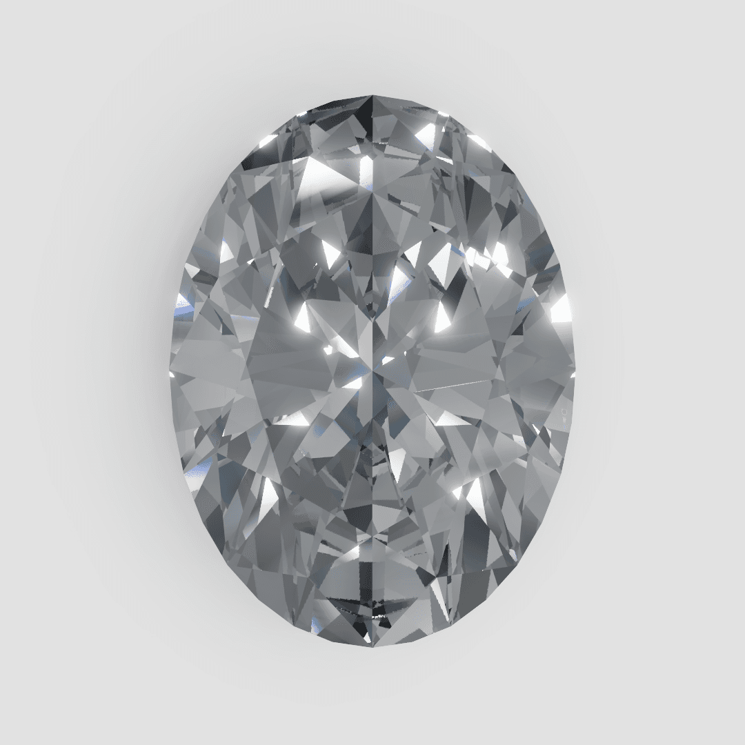 Oval shape diamond